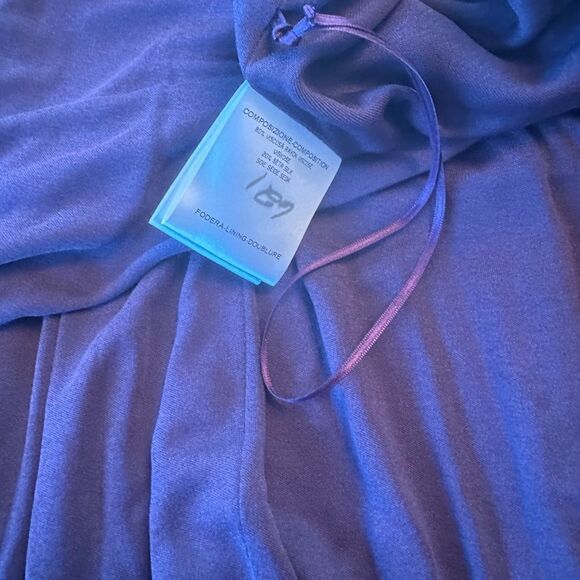 GUCCI purple midi dress with pleats- size 44 - Picture 3 of 16